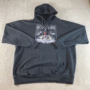 WWE Authentic The Bloodline Hoodie Womens 2XL Black We The Ones Graphic‎